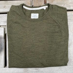 Rag&Bone Dark Green  long sleeve tee Small